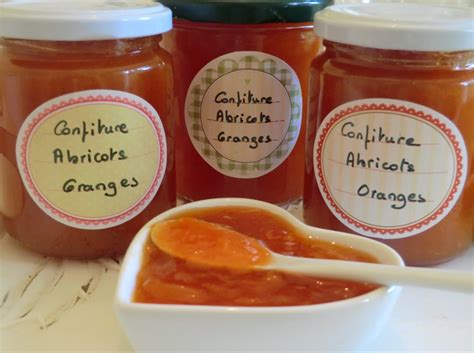 Confiture dabricots à l orange et à l agar - agar