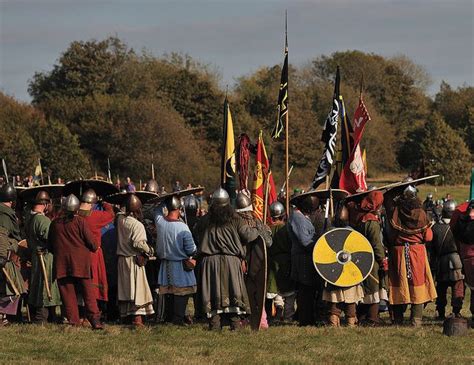Battle Of Hastings At Battle Abbey Sussex Anglo Saxon Kings English