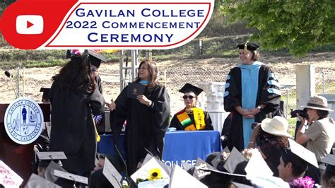 Gavilan College 2022 Commencement Ceremony Youtube