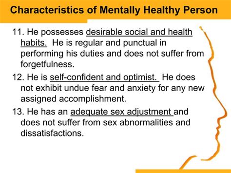 3 Characteristics Of Mentally Healthy Person By Slakshmanan Psychologist