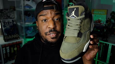 Early Look Air Jordan 4 Craft Olive Materials Are Insane Youtube