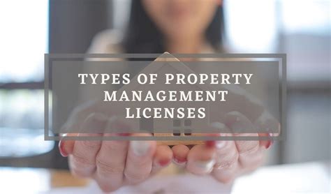 Type Of Property Management Licenses