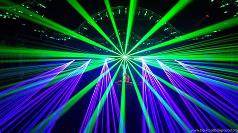 Laser Show Concert Lights Color Abstraction Psychedelic Background Hd