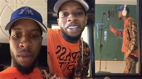 Tory Lanez Live In The Studio Trying To Make A Hit On Instagram Live