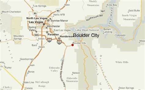 Boulder City Limits Map