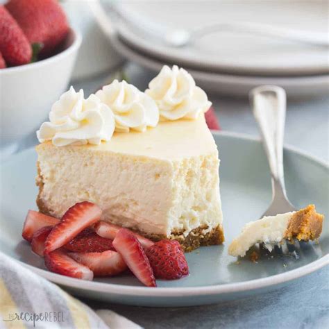 The Best Baked Vanilla Cheesecake Recipe