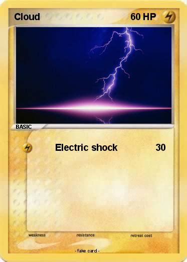 Pokémon Cloud 392 392 Electric Shock My Pokemon Card