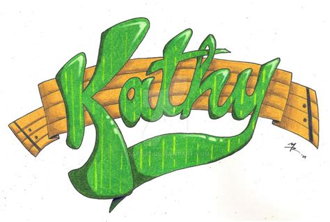 Kathys Name Drawing By Oafie79 On Deviantart