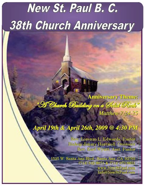 Sample Of Closing Remarks For Church Anniversary Coverletterpedia