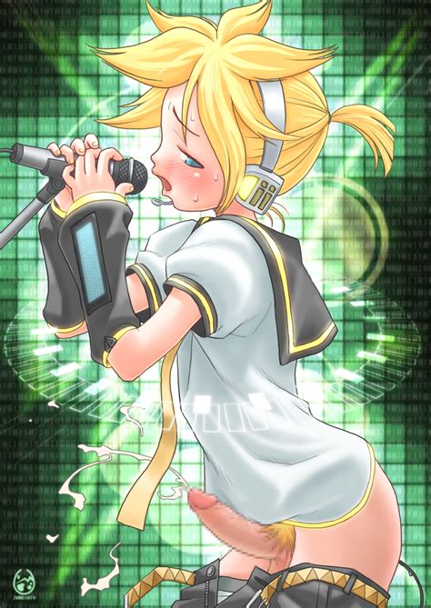 Rule 34 Kagamine Len Male Only Pants Down Singing Tagme Ukata Ryounari Vocaloid 517501