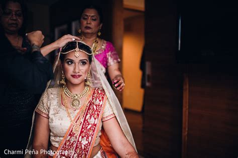 Indian Bride Getting Ready Photo