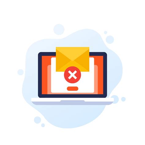 Delete Mail Message Email Vector Icon 8450110 Vector Art At Vecteezy