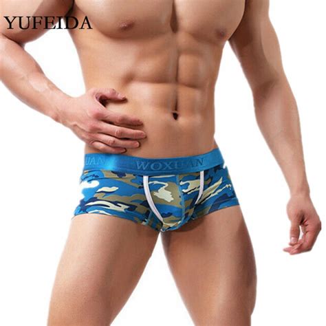 Yufeida Sexy Men Underwear Briefs Camouflage Male Gay Sissy Panties