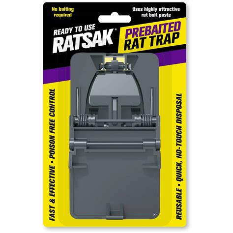 Ratsak Pre Baited Rat Trap Each Woolworths