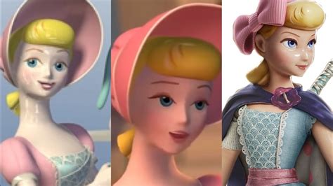 Bo Peep Design Changes Toy Story 1 4 Youtube