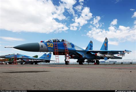 50 Kazakhstan Air Force Sukhoi Su 27ubm2 Photo By Alexander Balykin