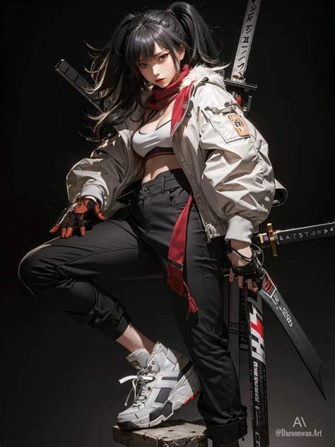 Character Art Character Concept Character Design Female Swordsman Katana Girl Samurai