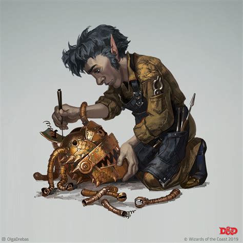 Art Gnome Tinkerer And His Mecholder For Dandd Essentials Kit Dnd