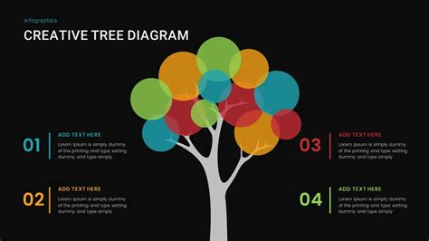 Attractive Tree Diagram Template Slidekit