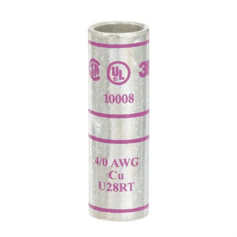 3m Short Barrel Splice 40 Awg Wire Gauge Violet Color Code 213 In