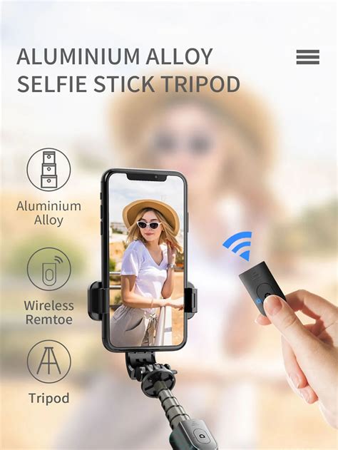 Wireless Bluetooth Selfie Stick Tripod With Remote Extendable Monopod