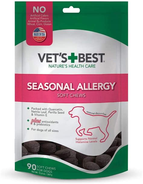 Vets Best Seasonal Allergy Soft Chew Dog Supplements