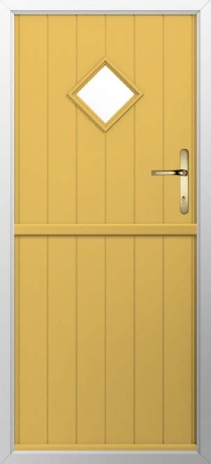 Solidor Flint 1 Timber Composite Door In Buttercup Yellow