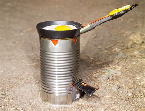 Build A Simple Camp Stove From A Tin Can Camping Stove Can Cooker