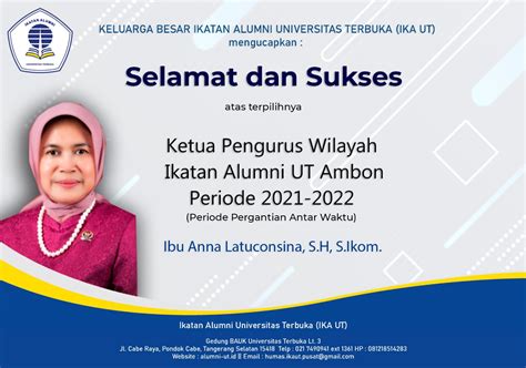 Rapat Pleno Diperluas Ika Ut Ambon Alumni Ut