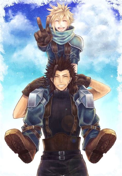 Cloud Strife And Zack Fair Final Fantasy Vii Crisis Core Fan Art