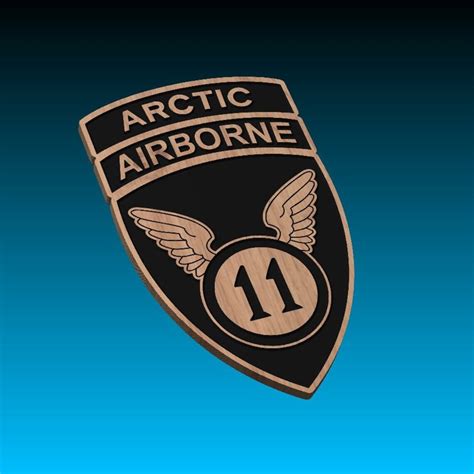 11th Airborne Division Arctic Logo Military Svg File For Etsy