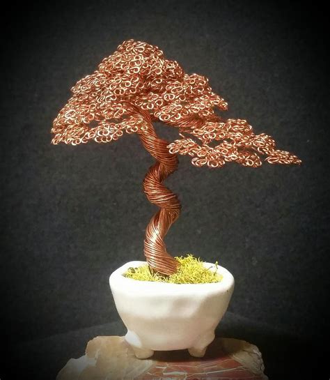143 Bright Copper Wire Tree Sculpture Photograph By Ricks Tree Art