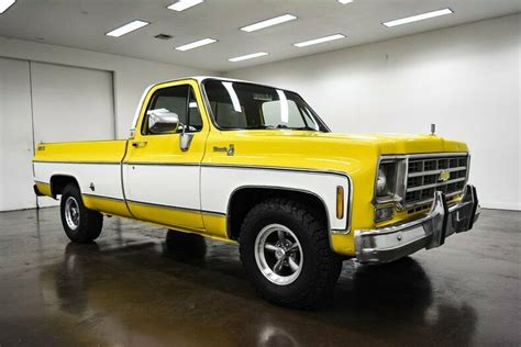1978 Chevrolet Silverado Big 10 58860 Miles Yellow Pickup Truck 350