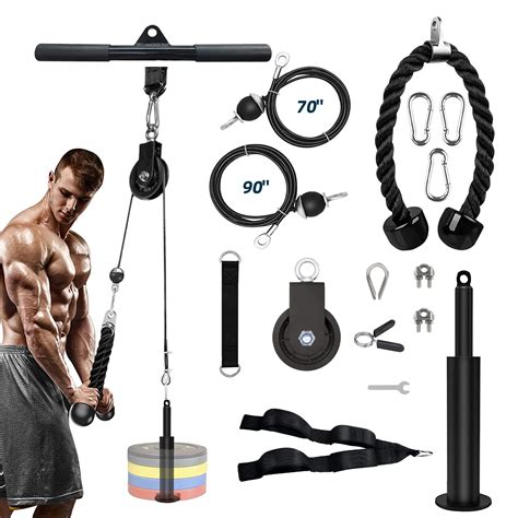 Buy Weight Cable Pulley System Gymhome Fitness Lat And Lift Tricep