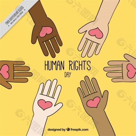 人权日的黄色背景背景素材免费下载图片编号8557891 六图网