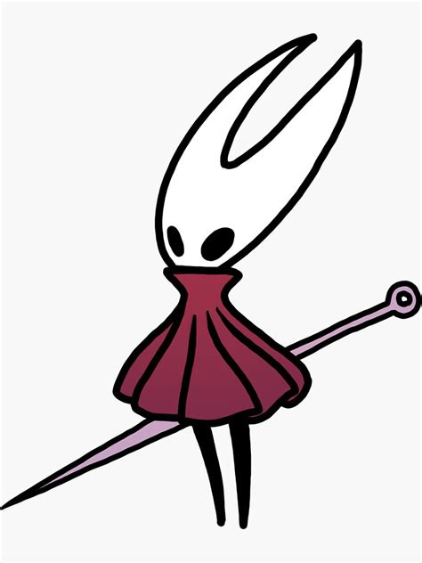 Hornet From Hollow Knight Sticker For Sale By Snguine Redbubble