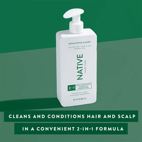 Native Scalp Refreshing 2 In 1 Shampoo And Conditioner Eucalyptus And Mint