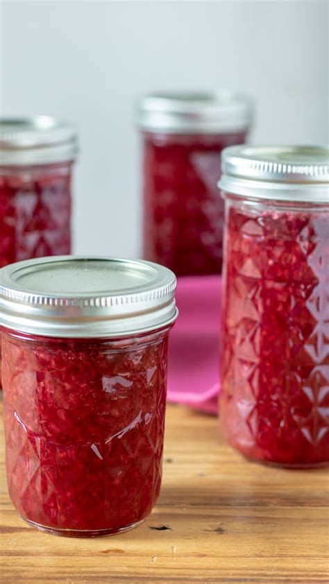Raspberry Jam Low Sugar Version Binkys Culinary Carnival