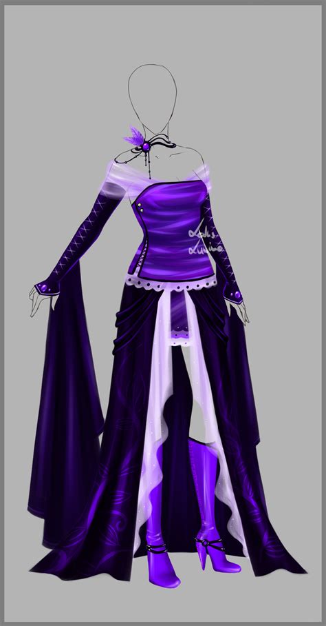 Outfit Design 76 Closed By Lotuslumino On Deviantart Dress