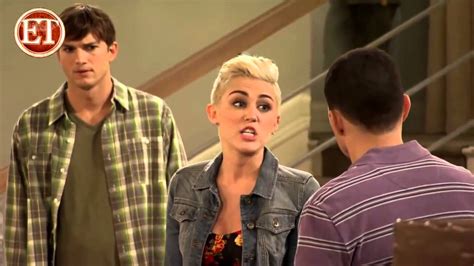 Miley Cyrus On Two And A Half Men Behind The Scenes Interview Youtube