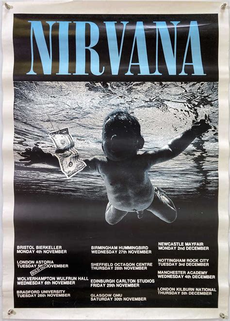 Lot 211 Nirvana 1991 Tour Poster
