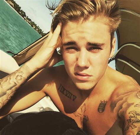 Naked Pictures Of Justin Bieber On Holiday With Rumoured Girlfriend Leak Daily Star