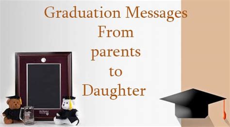 Graduation Message From Parents To Daughter