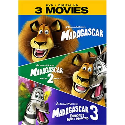 Madagascar 3 Movie Collection Dvd And Digital