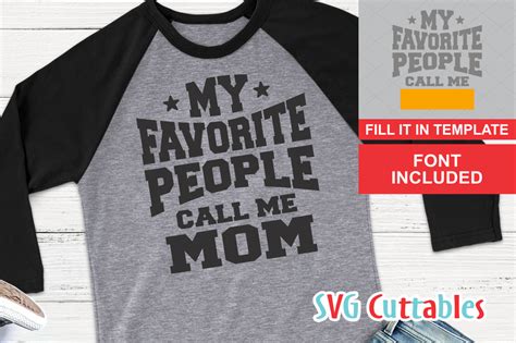 My Favorite People Call Me Svg Template By Svg Cuttables Thehungryjpeg