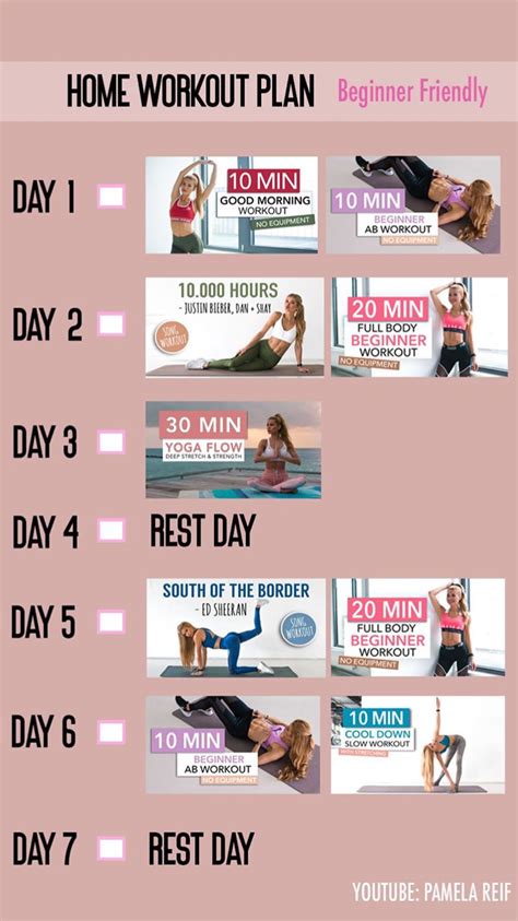 Https://techalive.net/home Design/day By Day Home Based Free Workout Plans