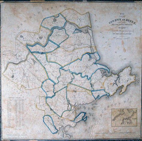 Map Of The County Of Essex Massachusetts Compiled From Surveys Made By