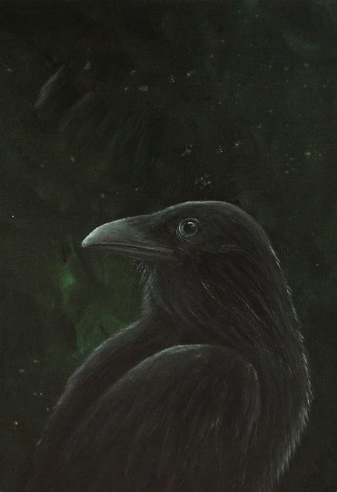 Painting Of A Raven At Explore Collection Of