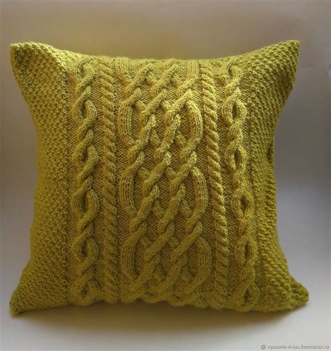 Decorative Knitted Pillow 40h40 Cm Pillowcase For A Pillow For The