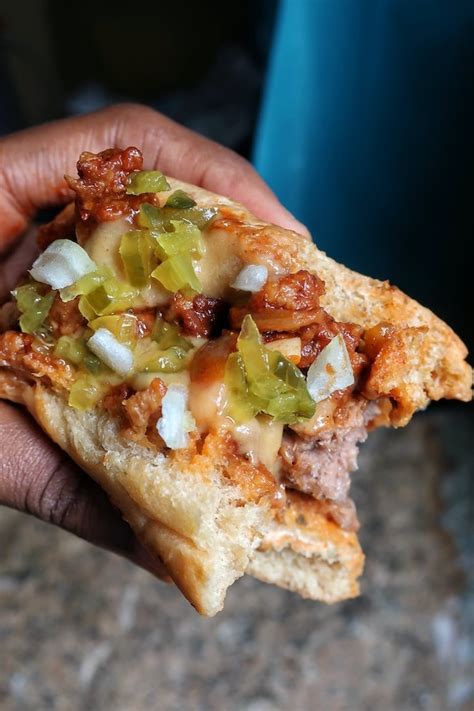 Mashed potato bites by vegannie. Vegan Chili Dog Recipe | From the Comfort of My Bowl